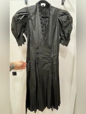 Antique Silk Organza Dress, XS